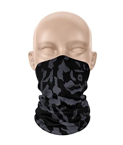 Siyah Kamuflaj Desenli Motosiklet Boyunluk, Çok Amaçlı Boyunluk, Esnek Yüz Maskesi, Spor Outdoor, Kafa Bandı, Erkek ve Kadın Bandana