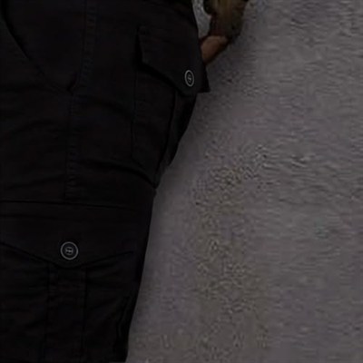 Siyah Kargo Pantolon - Likralı Pamuklu Gabardin Kumaş Erkek Kargo Pantolon - Outdoor Pantolon