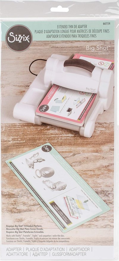 Sizzix Shot Express aksesuarı uzun ince ölmez adaptörü