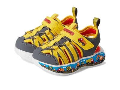 Skechers Erkek Çocuk Gri Spor Sandalet 26, 407041N-CCYL