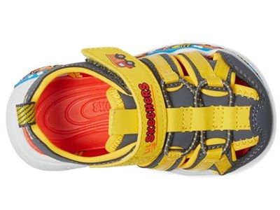 Skechers Erkek Çocuk Gri Spor Sandalet 26, 407041N-CCYL