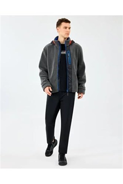 Skechers Erkek Sweatshirt M Outdoor Fleece Full Zip Sherpa