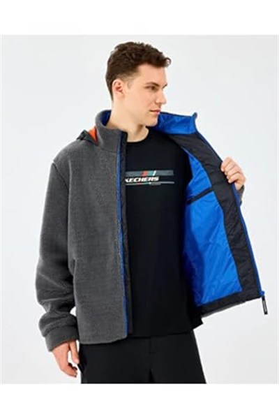 Skechers Erkek Sweatshirt M Outdoor Fleece Full Zip Sherpa