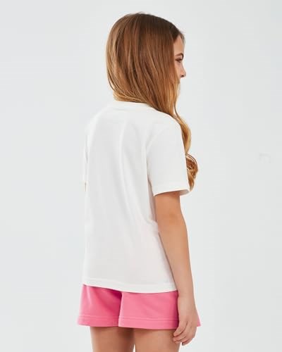 Skechers Essential G Short Sleeve T-Shirt Kız Çocuk Gs Kırık Beyaz Tshirt