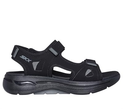 Skechers GO WALK ARCH FİT SANDAL-MİSSİON İİ Erkek Siyah Sandalet - Bedenler: 40 EU, 41 EU, 42 EU, 43 EU, 43.5 EU, 44 EU, 44.5 EU, 45 EU...