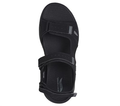 Skechers GO WALK ARCH FİT SANDAL-MİSSİON İİ Erkek Siyah Sandalet - Bedenler: 40 EU, 41 EU, 42 EU, 43 EU, 43.5 EU, 44 EU, 44.5 EU, 45 EU...