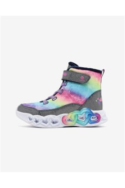 Skechers Infinite Heart Lights Büyük Kız Çocuk Lacivert Işıklı Bot 303054L Nvmt