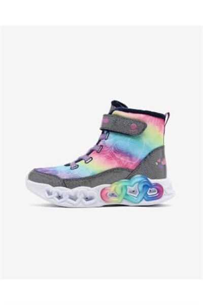 Skechers Infinite Heart Lights Büyük Kız Çocuk Lacivert Işıklı Bot 303054L Nvmt