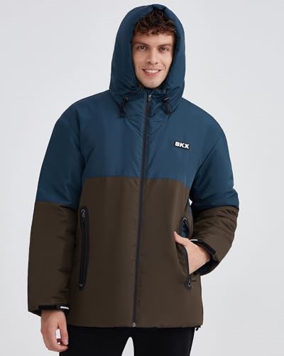 Skechers M Outerwear Padded Jacket Erkek Petrol Mont