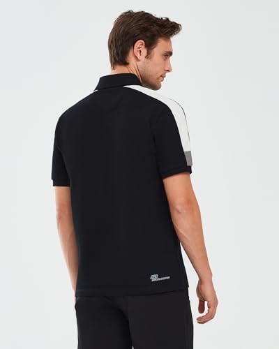 Skechers Polo Shirt M Short Sleeve Erkek Siyah Polo Yaka Tshirt M