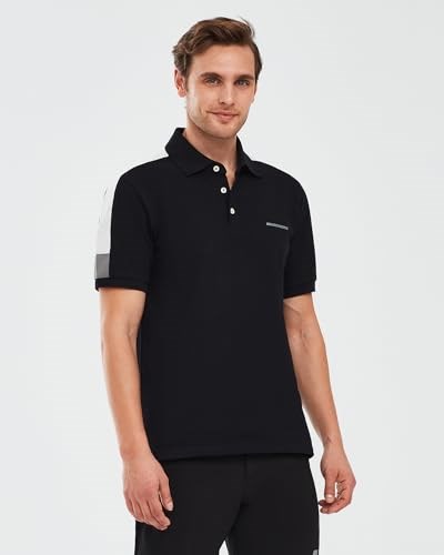 Skechers Polo Shirt M Short Sleeve Erkek Siyah Polo Yaka Tshirt M