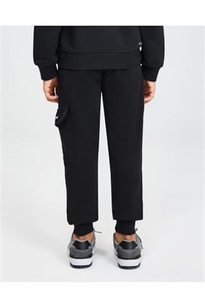 Skechers Siyah Çocuk B LW Fleece Eşofman Altı SK242047-001