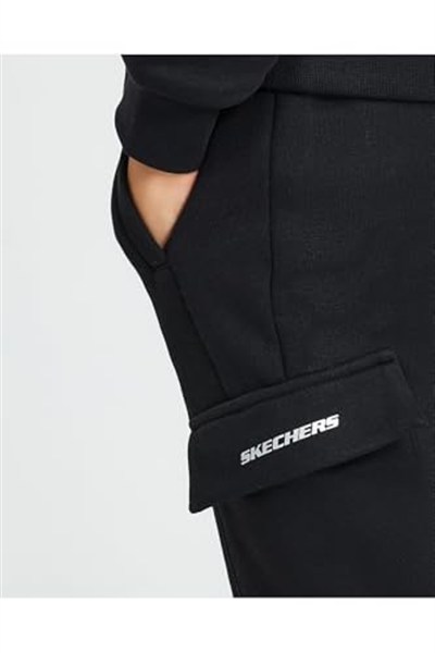 Skechers Siyah Çocuk B LW Fleece Eşofman Altı SK242047-001