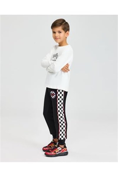 Skechers Siyah Çocuk B LW Fleece Eşofman Altı SK242043-001