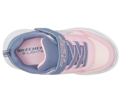 Skechers SKECHERS SOLA GLOW - OMBRE DELUXE Kız Çocuk Ps Gri Işıklı Spor Ayakkabı
