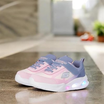 Skechers SKECHERS SOLA GLOW - OMBRE DELUXE Kız Çocuk Ps Gri Işıklı Spor Ayakkabı