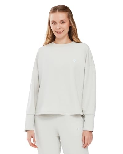 Skechers Soft Touch W Crew Neck Sweatshirt Kadın Gri Sweatshirt