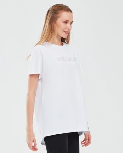 Skechers W Graphic Tee Crew Neck T-Shirt Tshirt Kadın