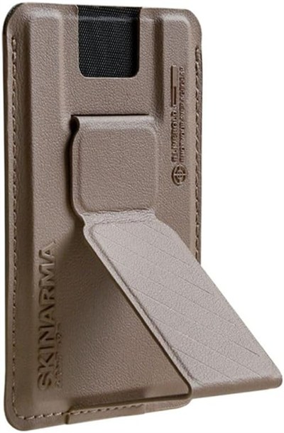 Skinarma Kado 3 Hazneli Magsafe ile Uyumlu Tutucu Özellikli Entegre Standlı Kartlık Gold