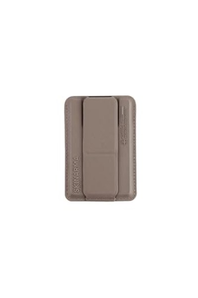 Skinarma Kado 3 Hazneli Magsafe ile Uyumlu Tutucu Özellikli Entegre Standlı Kartlık Gold