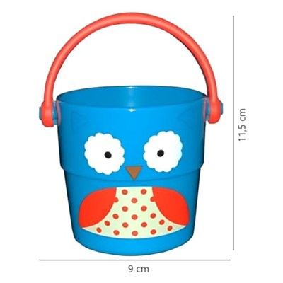 Skip Hop 235355 Hayvanat Bahçesi Bath deste & pour buckets – bebek oyuncağı küçük bardak için istiflenebilir