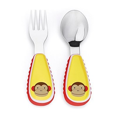 Skip Hop 252352 Çatal Kaşık, Çok Renkli, Maymun