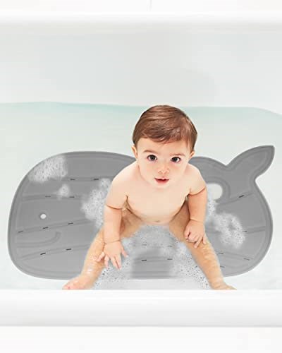 Skip Hop Kaymaz Bebek Banyo Paspası, Moby, Gri