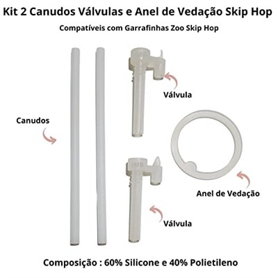 Skip Hop Zoo Pipetli Suluk Yedek Pipeti 9L865610