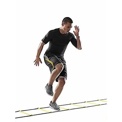 SKLZ SAQ-SL01-02 Çeviklik Antrenmanı, Hızlı Merdiven, Sarı/Siyah