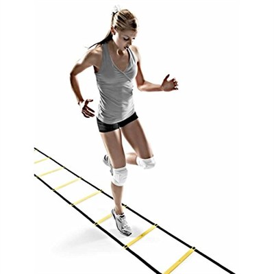 SKLZ SAQ-SL01-02 Çeviklik Antrenmanı, Hızlı Merdiven, Sarı/Siyah