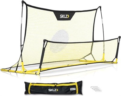 SKLZ Unisex Quickster Futbol Antrenörü Kale Ağı, Siyah/Sarı, Tek Beden EU