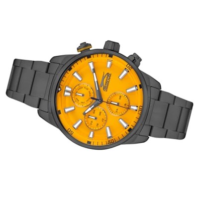 SLAZENGER, ÇELİK KASA, ÇELİK KORDON, QUARTZ, MULTİFONKSİYON, 45MM, 5ATM, ERKEK KOL SAATİ, SL.09.2272.2