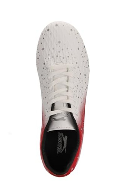 Slazenger HANIA KRP Futbol Erkek Çocuk Krampon Ayakkabı Beyaz/Kırmızı