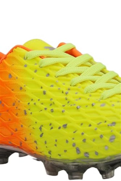 Slazenger HANIA KRP IN Erkek Çocuk Halı Saha Neon Sarı Futbol Ayakkabısı