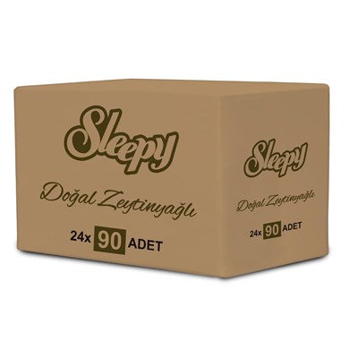 Sleepy Doğal Zeytinyağlı Islak Havlu (24 X 90 Adet)