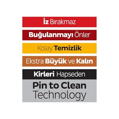 Sleepy Easy Clean Premium Arap Sabunu Katkılı Yüzey Temizlik Havlusu Mendili 100 Yaprak