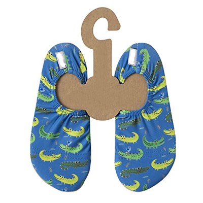 Slipstop Çocuk Plaj Ayakkabıları Kaymaz Spor Ayakkabıları Yüzme Ayakkabıları Yüzme Ayakkabıları Yüzme Ayakkabıları Tatil Yoga Unisex Güneş Koruma Faktörü 50 Mavi Timsahlı
