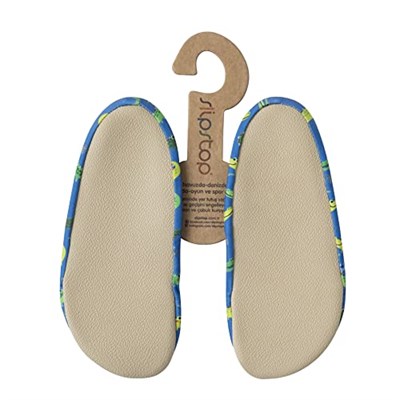 Slipstop Çocuk Plaj Ayakkabıları Kaymaz Spor Ayakkabıları Yüzme Ayakkabıları Yüzme Ayakkabıları Yüzme Ayakkabıları Tatil Yoga Unisex Güneş Koruma Faktörü 50 Mavi Timsahlı