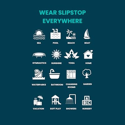Slipstop Çok Renkli Kız Çocuk Deniz Ayakkabısı Rubin, SS22140168
