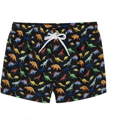 SlipStop Dino Short Mayo SİYAH Çocuk Mayo SİYAH 02-03