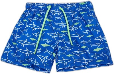 SlipStop Jaws Junior Short Mavi Çocuk Mayo Mavi 04-05