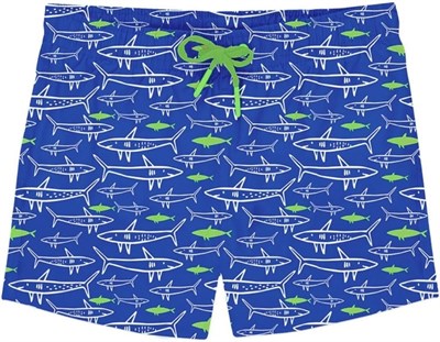SlipStop Jaws Junior Short Mavi Çocuk Mayo Mavi 08-09