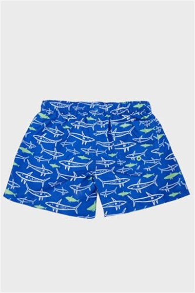 SlipStop Jaws Junior Short Mavi Çocuk Mayo Mavi 06-07
