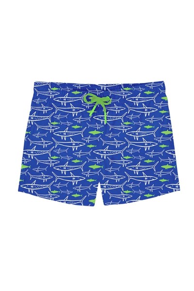 SlipStop Jaws Junior Short Mavi Çocuk Mayo Mavi 08-09