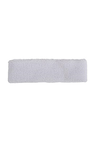 Slipt Beyaz Sporcu Saç Bandı Ter Bandı Bandana Headband Beyaz