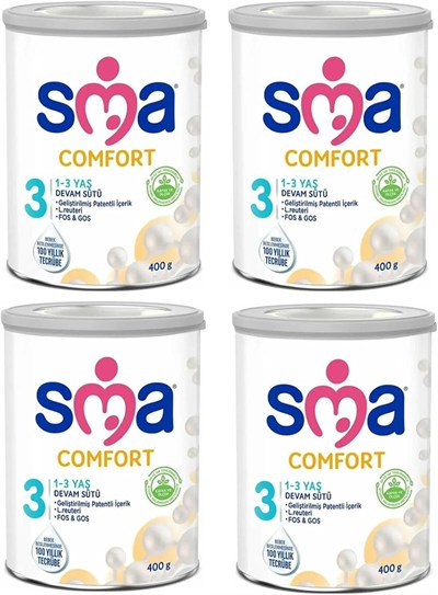 Sma Comfort 3 Devam Sütü 400 gr 4 ADET