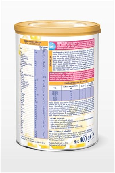 SMA Optipro 1 Bebek Sütü (0-6 Ay, 400 g)