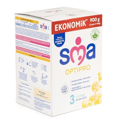 SMA Optipro 3 (1-3 Yaş) Devam Sütü 900 gr