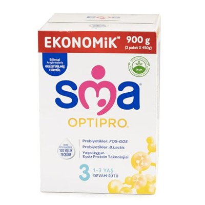 SMA Optipro 3 (1-3 Yaş) Devam Sütü 900 gr