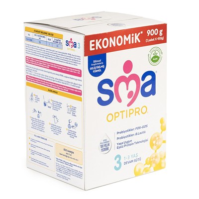 SMA Optipro 3 (1-3 Yaş) Devam Sütü 900 gr